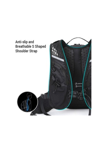 Flybuy Süper Su Sırt Renlkli Nefes Koşu Kesesi İle Hidrasyon Hafif Çok Çantası Çantası Bisiklet Biniş Alabilen 2l Uq Çok Renkli