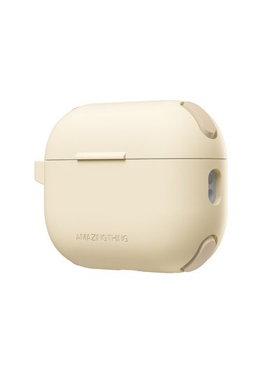 Airpods Pro 2 Uyumlu Amazingthing Airbag Köşe Tasarımlı Omni Serisi Silikon Kapak Desert Titanyum