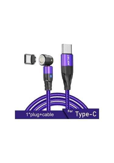 Uslıon Pd 60w Manyetik Şarj Kablosu - Mikro Usb, Tip C, Iphone Uyumlu 12, Xiaomi İçin Hızlı Şarjgreen2m