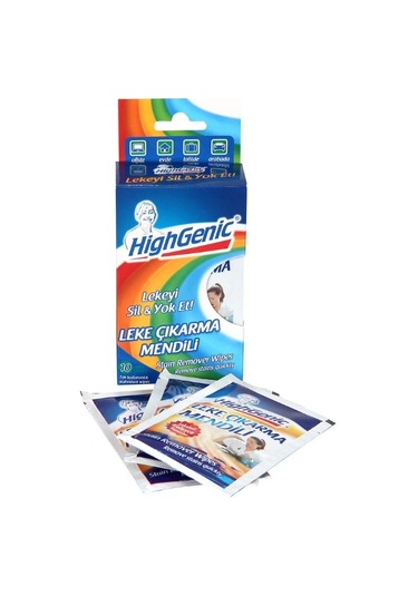 Highgenic Leke Çıkarma Mendili 10'lu 3 Paket