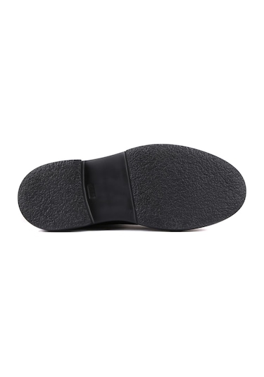 Shoetyle - Siyah Süet Deri Erkek Chelsea Bot 250-080-925-siyah