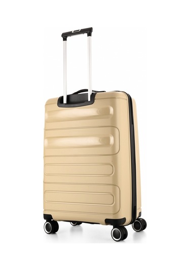 Bej Ççs 5225 Polipropilen Kabin Boy Valiz Bej