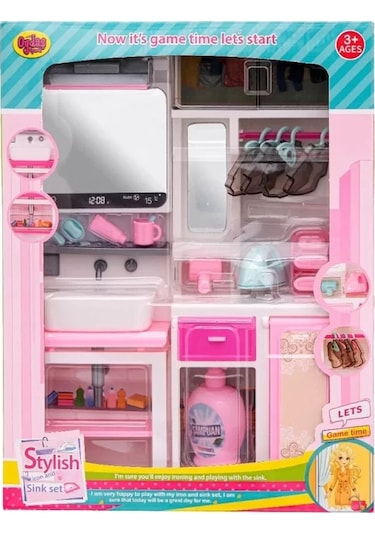 Oydaş Oyuncak 02383 Kutuda 2'li Lavabo Ütü Masası