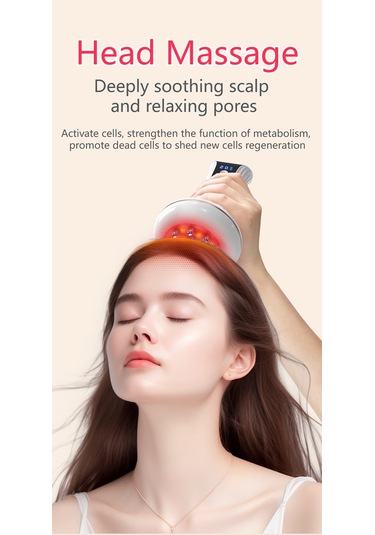 Carmine Elektriksel Kas Uyarıcı Isı Terapisi Tüm Vücut Masaj Aleti Beyaz