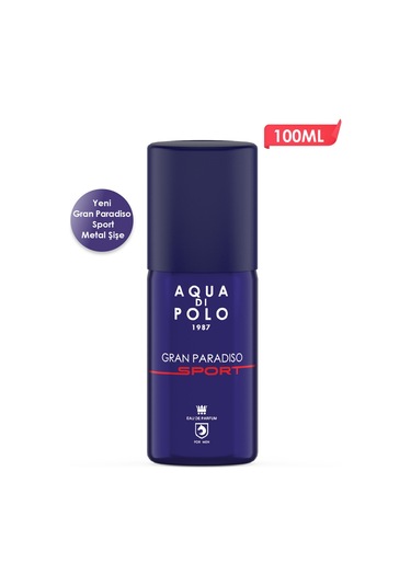 Aqua Di Polo 1987 Gran Paradiso Sport Metal Şişe Erkek Parfüm EDP 100 ML