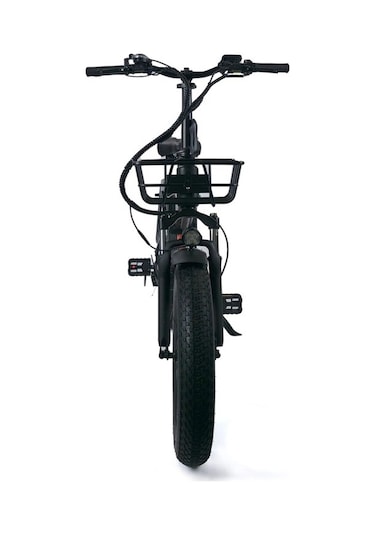 Alba Fold 3 Elektrikli Bisiklet 48w 15 Ah 480wh Büyük Batarya Kalın Lastik Gaz Kollu, 500watt Siyah