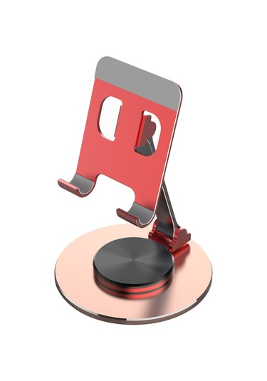 Cbtx Tablet Standı 360 Derece Dönen Masaüstü Tutucu Katlanabilir Cep Telefonu Standı Ayarlanabilir Tablet Bağlantısı - Kırmızı