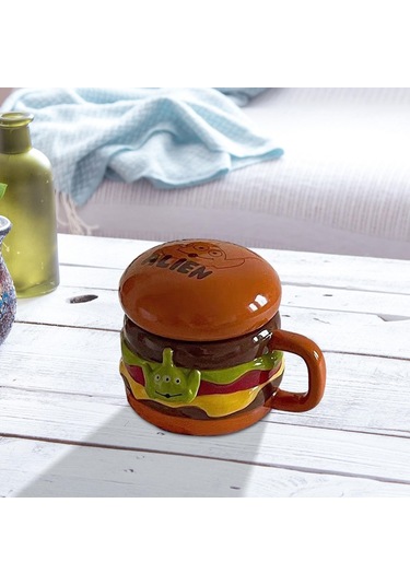 Suntek Hamburger Kahve Kupa 10oz Kapaklı Espresso Kupası Suyu