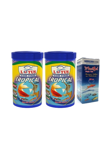 Lotus Tropical 2x250ml Lepistes Moli Akvaryum Balık Yemi