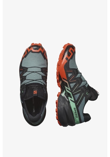 Salomon Speedcross 6 Gtx L4770130028 Erkek Outdoor Ayakkabı - Haki-turuncu-haki-turuncu Haki - Turuncu