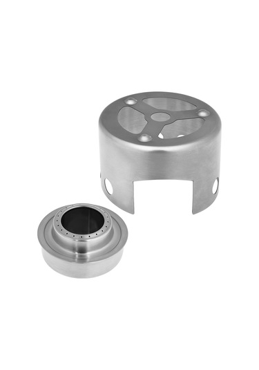 Lemestar Pratik Dış Mekan Alkollü Ocak Seti - Paslanmaz Çelik, Ultralight Ve Taşınabilir, Kamp Ve Piknik İçin Stantlı Çok Renkli