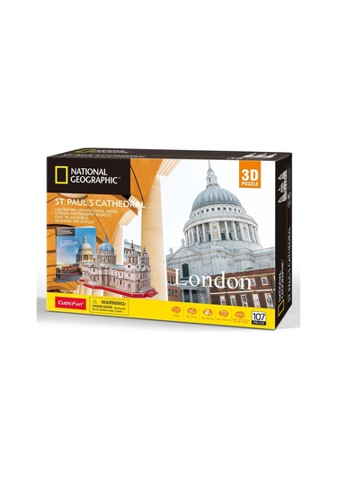 National Geographic 107 Parça 3d Puzzle Aziz Paul  Katedrali