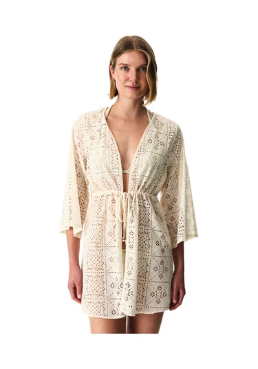Penti Ekru Jasmine Kimono