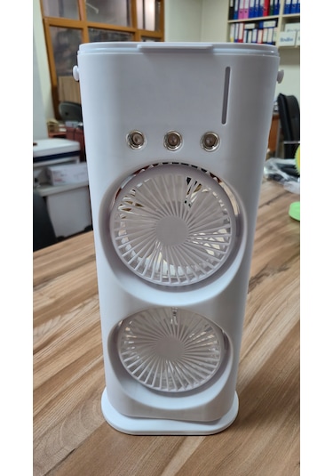 Doner Baslıklı B.boy Buharlı Ikılı Fan Isıklı Kuma