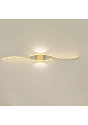 Suntek Modern Led Duvar Işık Makyaj Lambası Ayna Aplik Altın