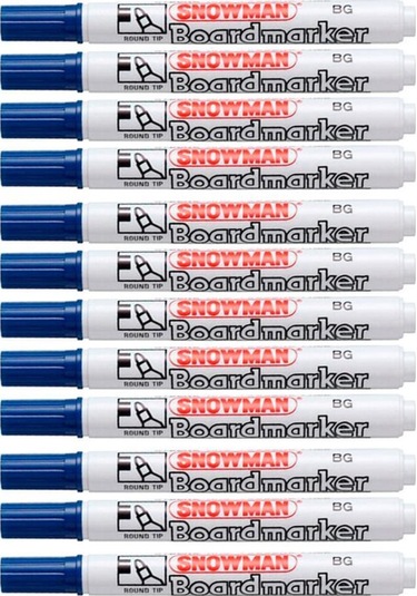 Snowman Bg-12 M Tahta Kalemi Mavi - 12 Adet
