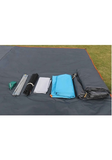 Efsane Kamp Aile Boyu Büyük Kamp Çadırı 12 Kişilik 2-oda 1 Salon Pembe