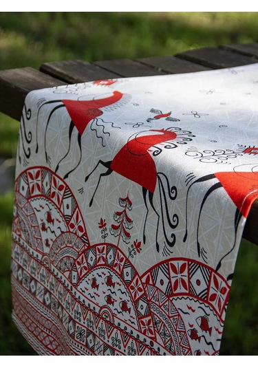 Leohome Rus Koleksiyonu Köçe Rus Havlusu 449723354 Beyaz