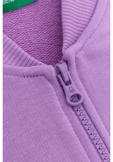 United Colors Of Benetton Kız Çocuk Bnt-g23334 Sweatshirt Lila-1916 Lila