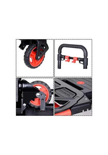 Max Extra Fw-90tp Katlanır İkisi Bir Arada Koli Taşıma Arabası 66/136 Kg