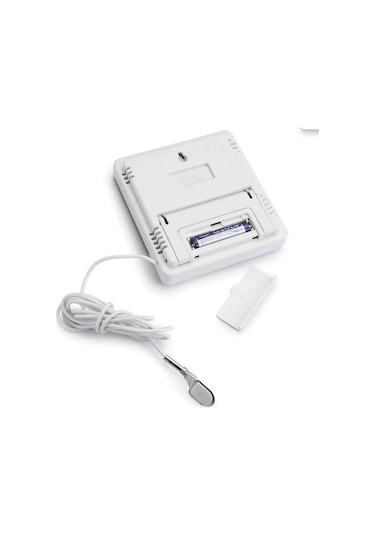 Techmaster 2 Dijital Termometre Alarm Saat Dış Sıcaklık Ölçer Nem Ölçer