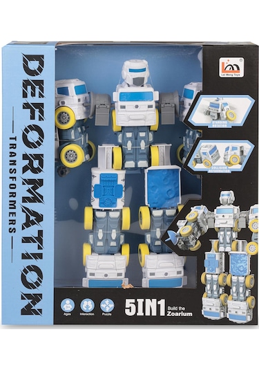 Can Oyuncak Ufo Transformers - Mavi Standart