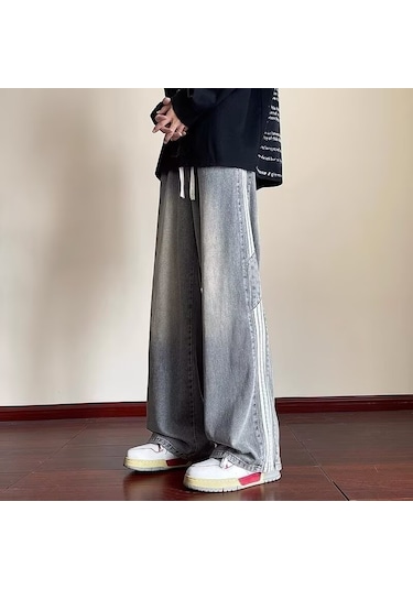 Erkekler İçin Yeni İlkbahar Ve Sonbahar Kot Pantolonları Mavi