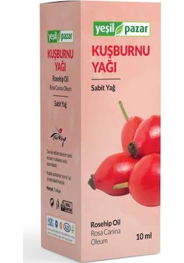 Yeşil Pazar Kuşburnu Yağı 10 Ml