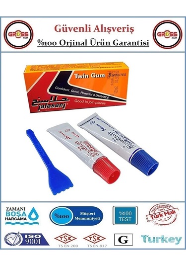 İran Yapıştırıcısı - Epoksi Çelik İkiz Yapıştırıcı - 18gr