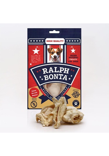 Ralph Bonta Kurutulmuş Dana Kulak Beyaz 100 Gr