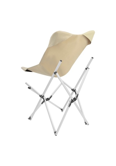 Panipal Alüminyum, Katlanabilir Kamp Ve Piknik Sandalyesi, Omuz Askılı Taşıma Çantasıyla - Bej