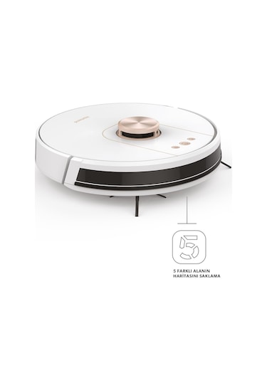 Homend Alex Laser Pro 1285H Haritalamalı Akıllı Robot Süpürge Beyaz Gold