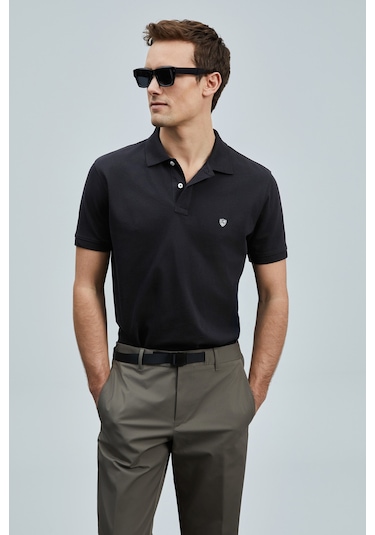 Lufian Erkek T Shirt 111040206s2 Siyah-beyaz Siyah-Beyaz