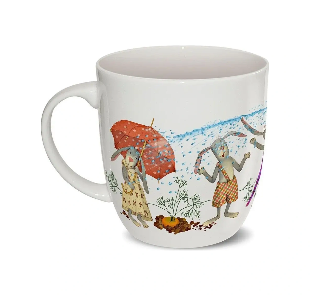 Priority. Porselen Çay Kupası Tavşanlar Derinne 1 Adet 7338326 Turuncu