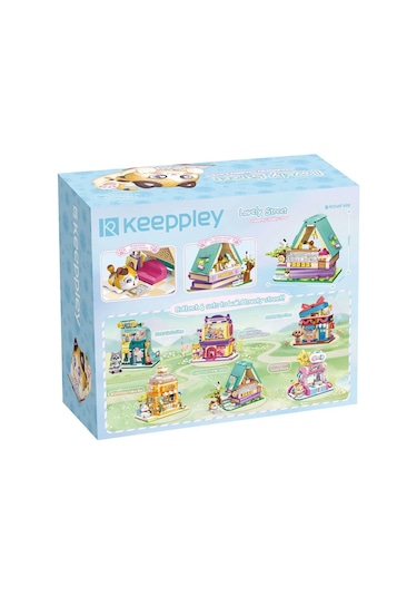 Kp28018 Keeppley Lovely Street - Calico Cat Comic House 324 Parça Yapım Seti