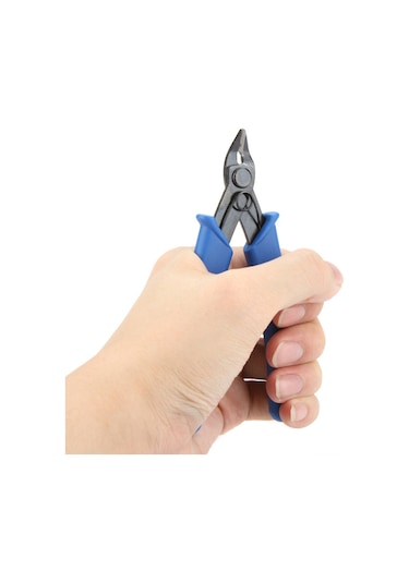 Geeksen Tu-109 5 İnç Endüstriyel Elektrik Kesici - Hafif, Anti Kayma Kolu, Dar Mekanlarda 45 Açı İle Kullanım, Yüksek Karbon Çelik