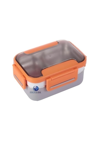 Vagonlife Çift Katmanlı Paslanmaz Çelik Öğle Yemeği Kutusu Turuncu Bl20182