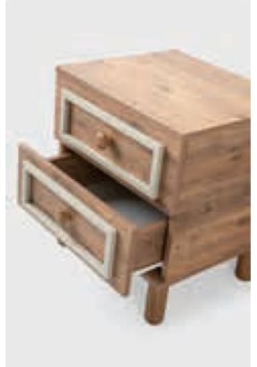 Bera 2 Çekmeceli Ezgi Komidin Ceviz