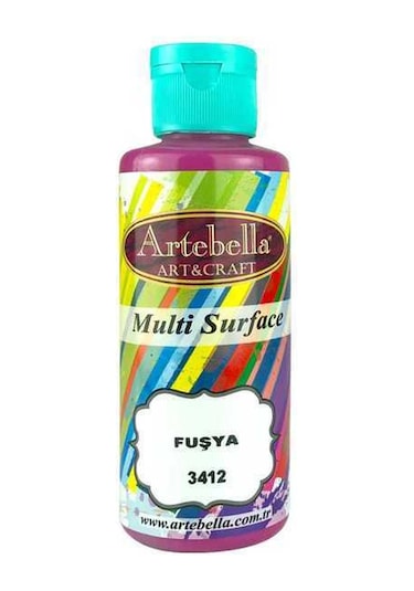 3412130 Artebella Multı Surface Boya 130Cc Fuşya