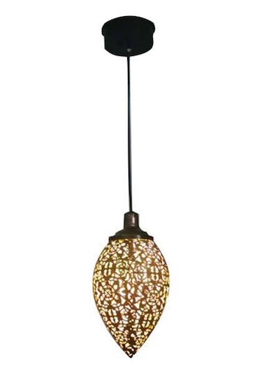 Yaozixa Güneş Energili Demir Kırmızı Çınar Şekilli Akıllı Sensorli Bahçe Projeksiyon Lambası - Otomatik Şarjlı 6-8 Saat Aydınlatma