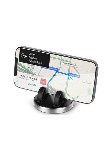 Agoodshop Araç Telefonu Tutacağı, 360 Döndürülebilen Gösterge Paneli Cep Telefonu Tutacağı, Kaymaz Si