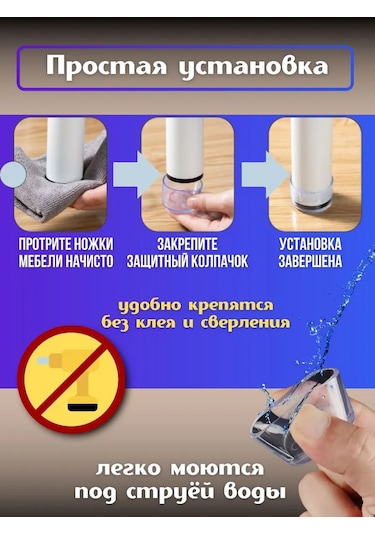 Pro-room Sandalye Ve Masa Ayakları İçin Tabanlıklar 140089889 Beyaz