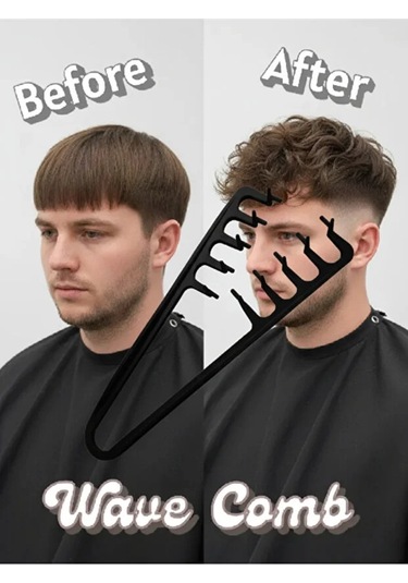 Fontenay Profesyonel Mucizevi French Crop Düz Saç Şekillendirme Tarağı 2'li Set