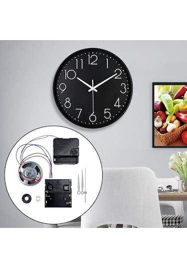 Pazly Suntek Stil-h Stil Saati Saat Mekanizması Hareket H Duvar Dıy Cy Çok Renkli