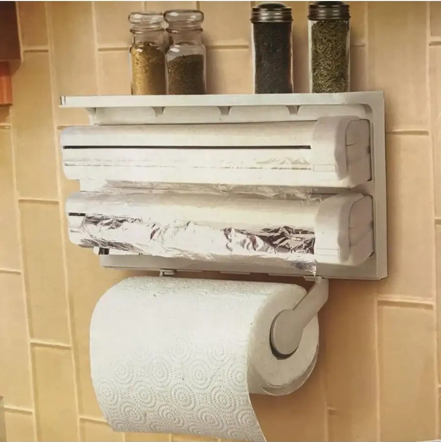 Danimark Kağıt Havlu, Folyo Ve Streç Film İçin Mutfak Organizeri 135892708 Beyaz