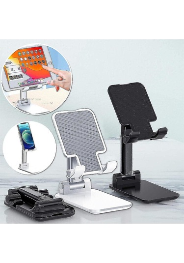 Ayarlanabilir Cep Telefonu Tutucu Masaüstü Standı İphone Uyumlu Ipad Tablet Katlanabilir Destek