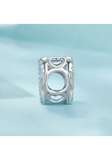 Fastbuy S925 Ayar Gümüş Sonsuzluk Sembolü Aşk Boncuk Bilezik Kalp Şeklinde Çok Renkli Scc2826 Çok Renkli