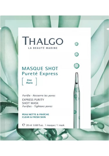 Thalgo Purity Express Shot Mask 20ml, Arındırıcı Yüz Maskesi