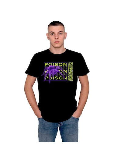Poison Örümcek Spider Ağ Animal Tişört Unisex T-shirt 001