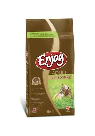 Enjoy Ciğerli Yetişkin Kedi Maması 15 KG